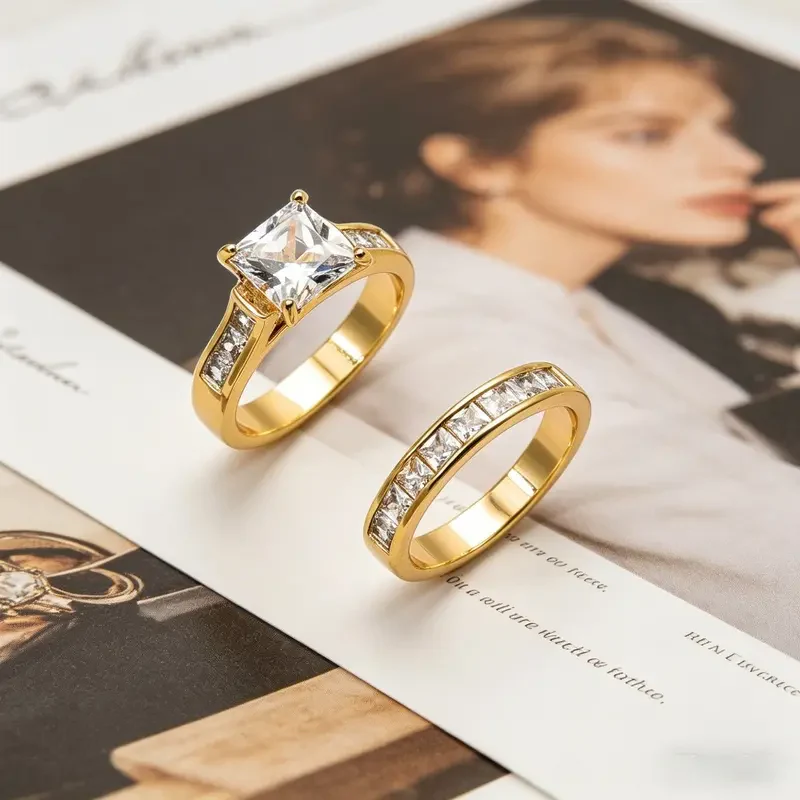 2pc Classic Timeless Ring Set - Image 3