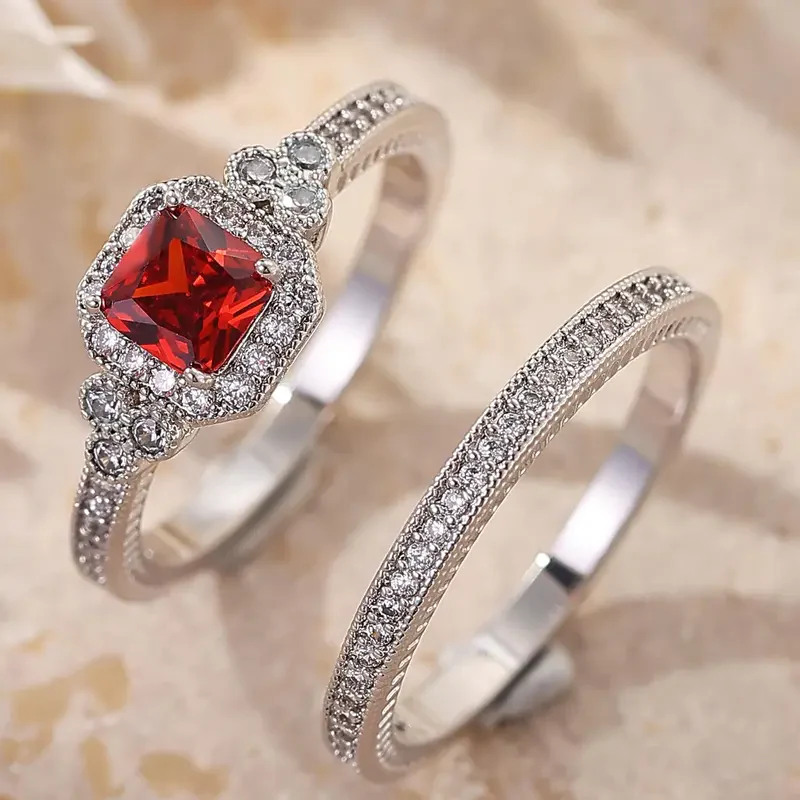 2pc Halo Ring Set - Image 2