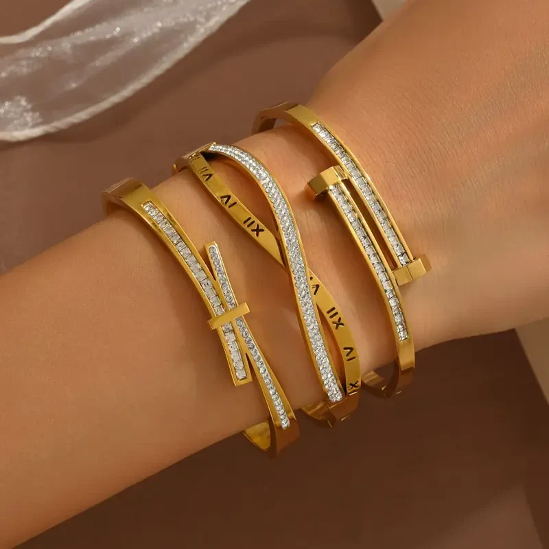 3pc Elegant Luxe Bracelet Set - Image 3