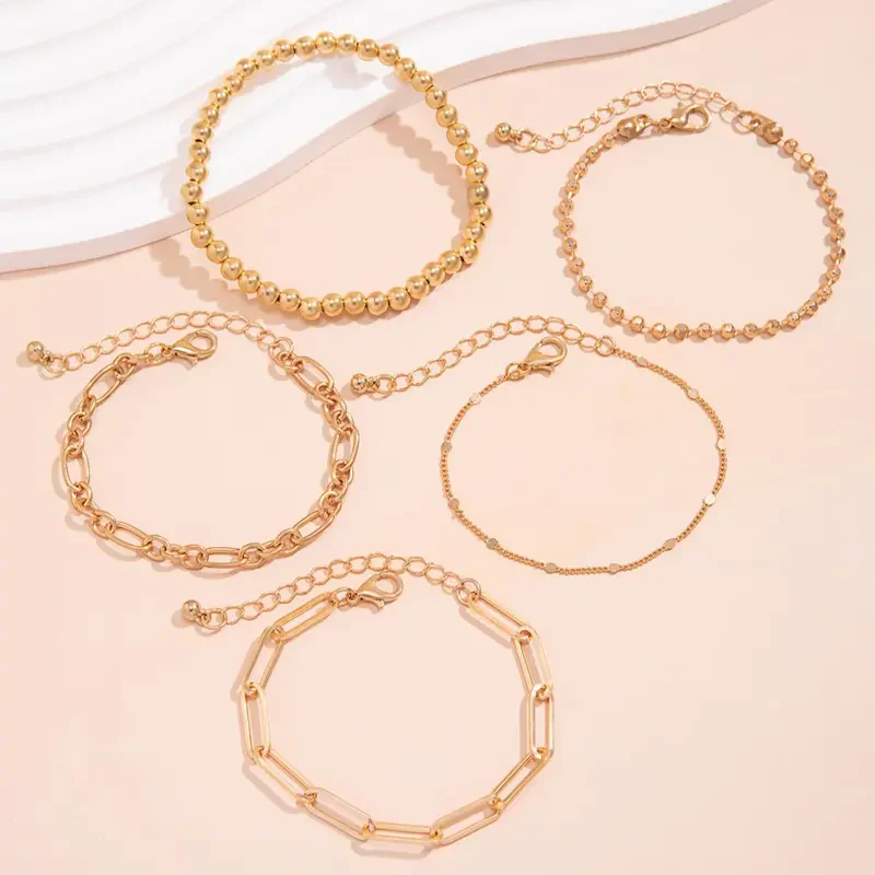 5pc Assorted Bracelet Stack - Image 3