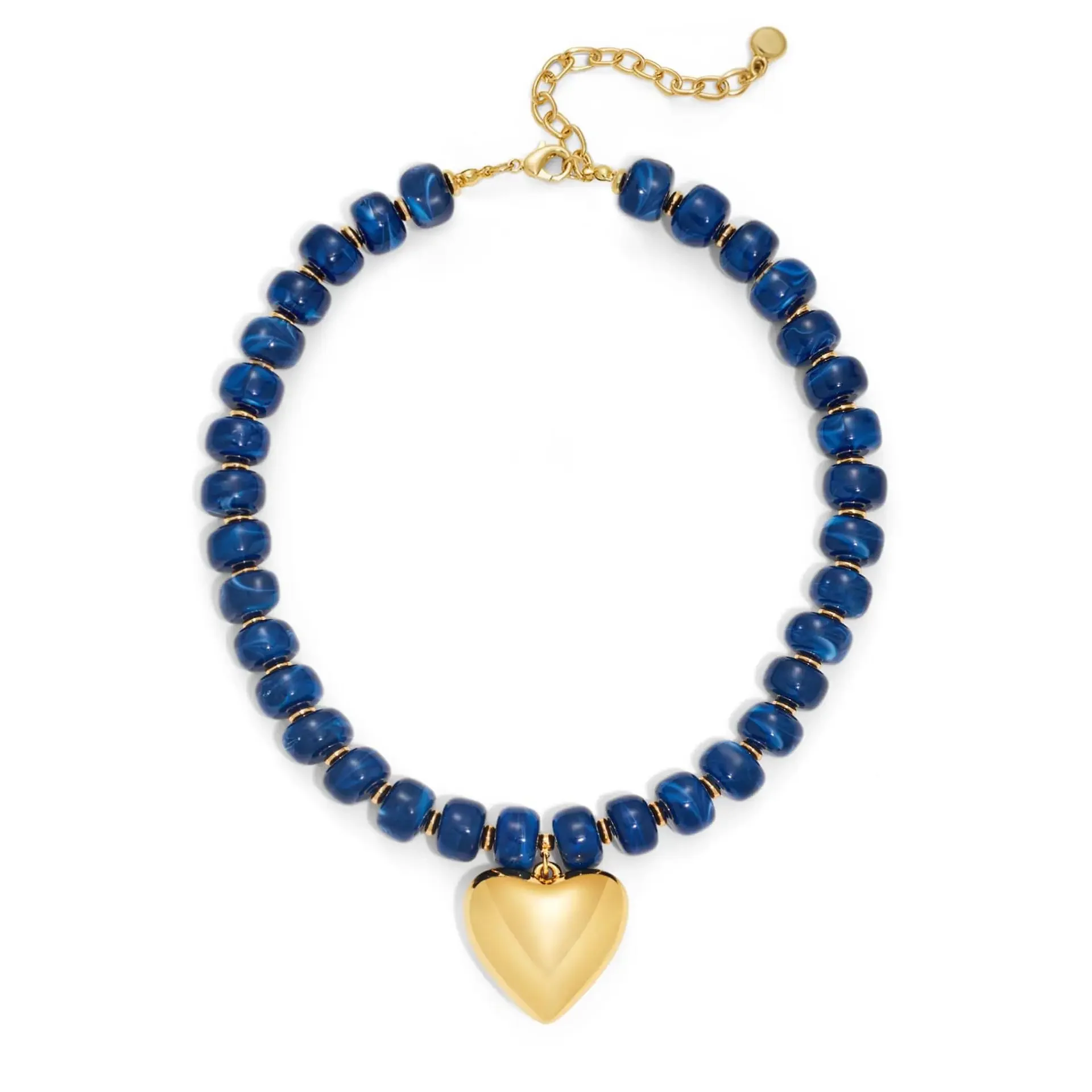 Chunky Colorful Heart Necklace - Image 2