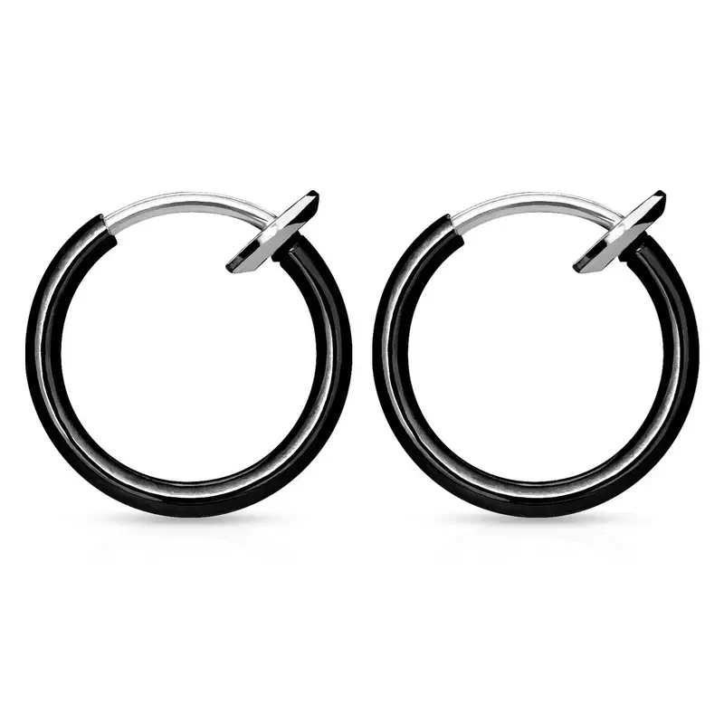 Clip On Spring Hoop Earrings - Image 4