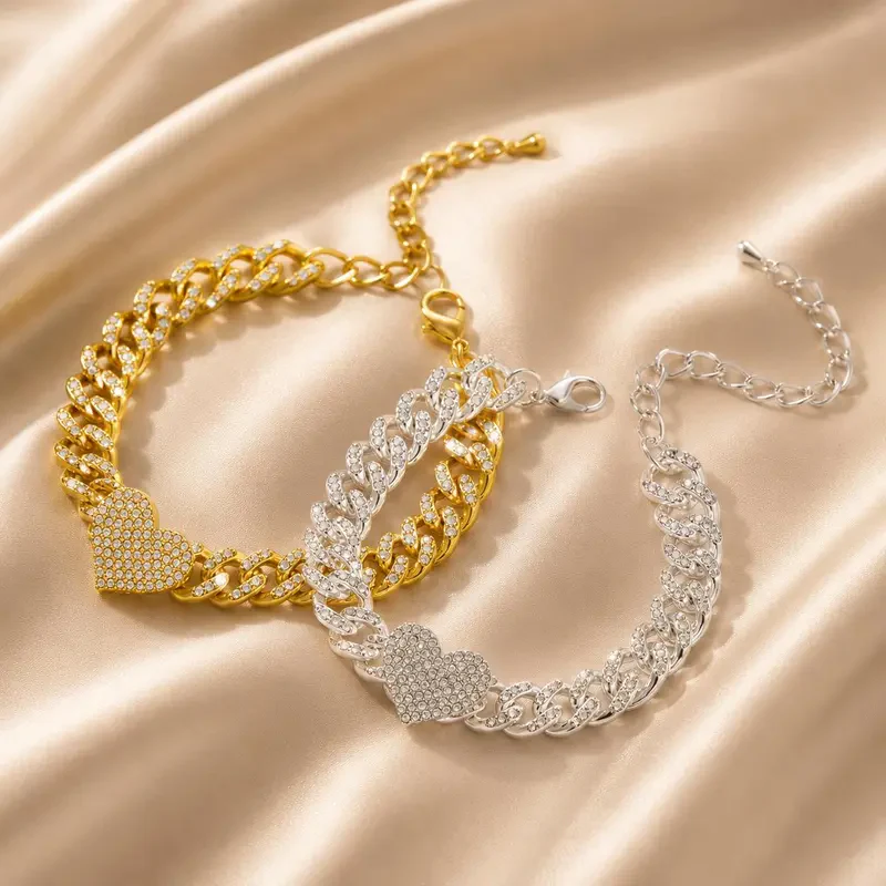 Cuban Heart Anklet - Image 3