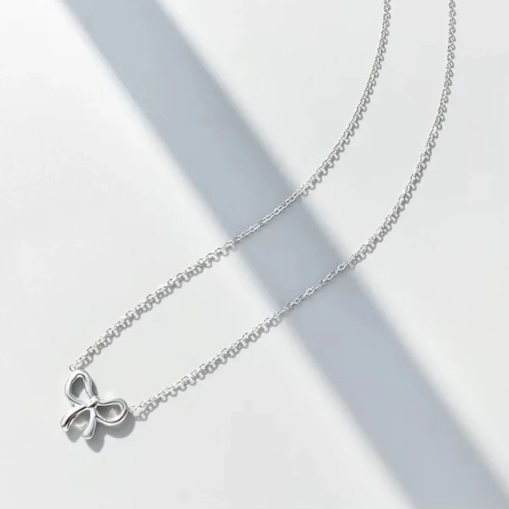 Dainty Bow Necklace - Image 3
