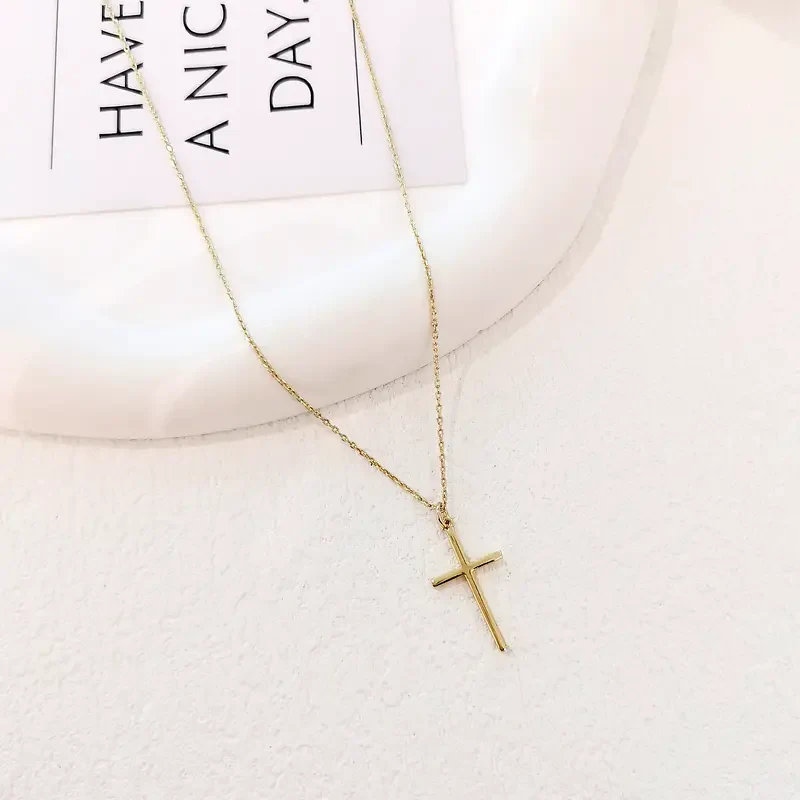 Dainty Cross Necklace - Image 6