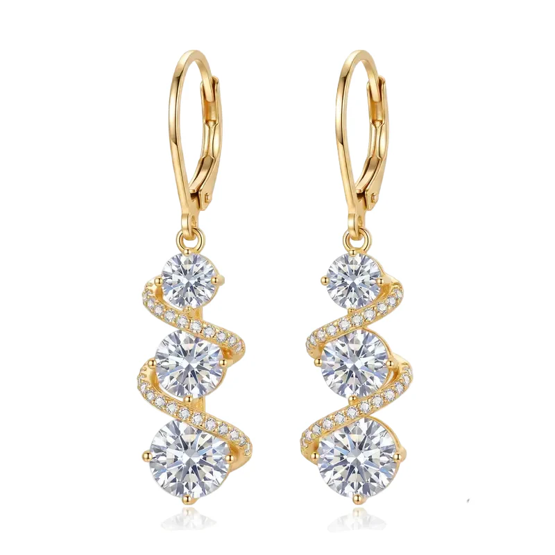 Elegant Twisted Tassel Earrings