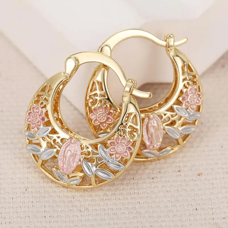 Exquisite Sunflower Earrings - Image 2