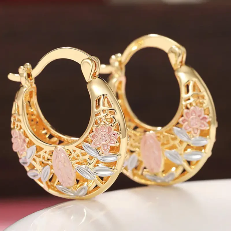 Exquisite Sunflower Earrings - Image 4