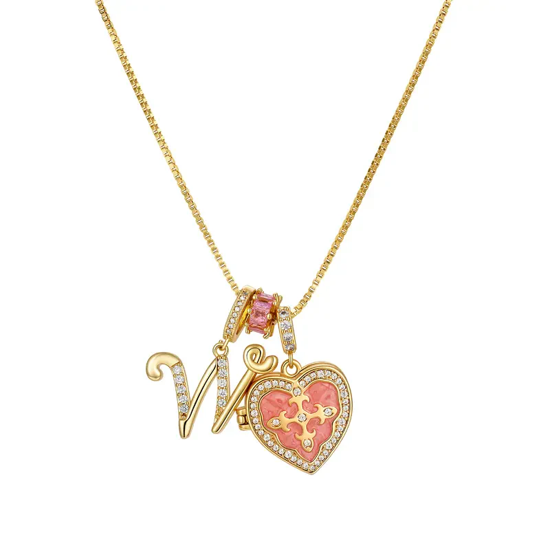Fleur De Lis Initial Necklace - Image 29