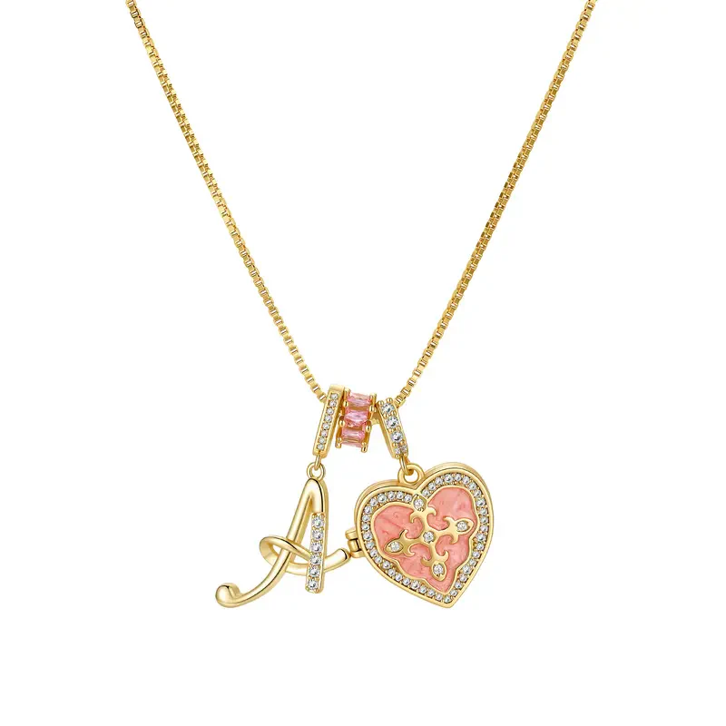 Fleur De Lis Initial Necklace - Image 7
