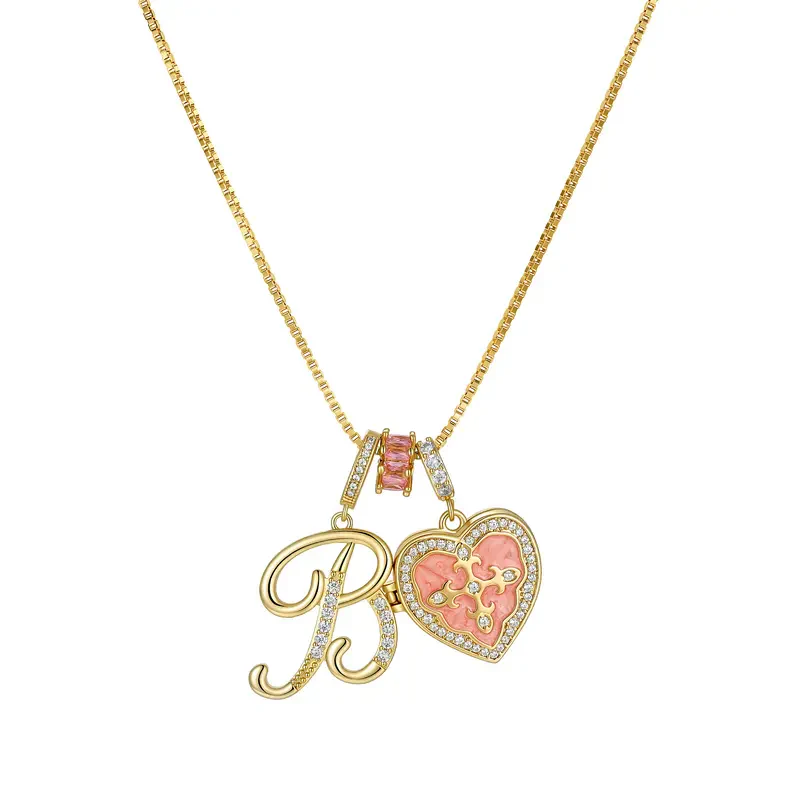 Fleur De Lis Initial Necklace - Image 8