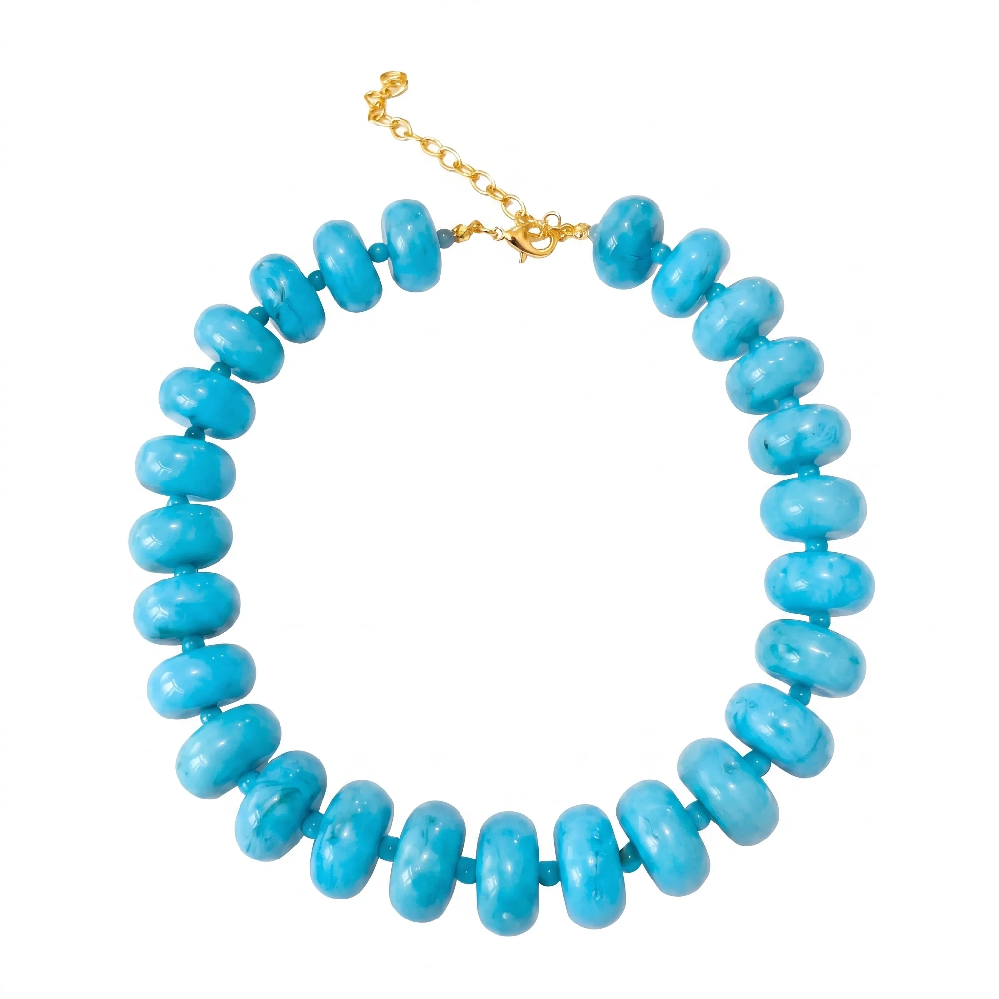 Chunky Summer Beaded Necklace - Image 11