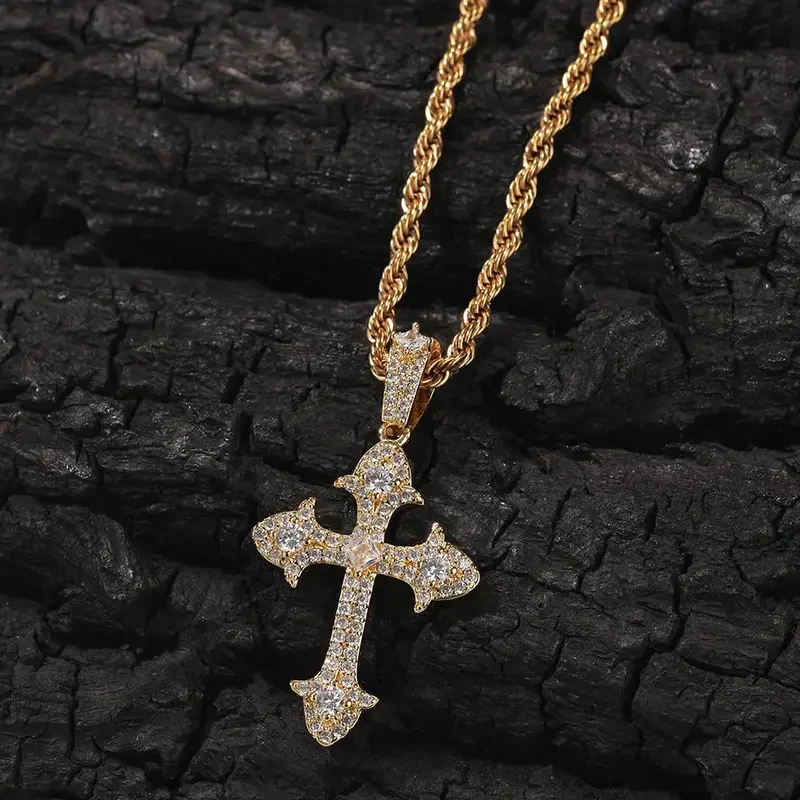Iced Cross Necklace - Image 4