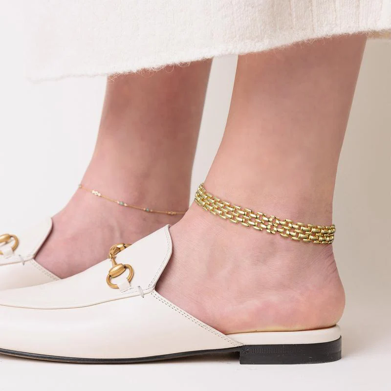 Minimal Chunky Anklet - Image 5