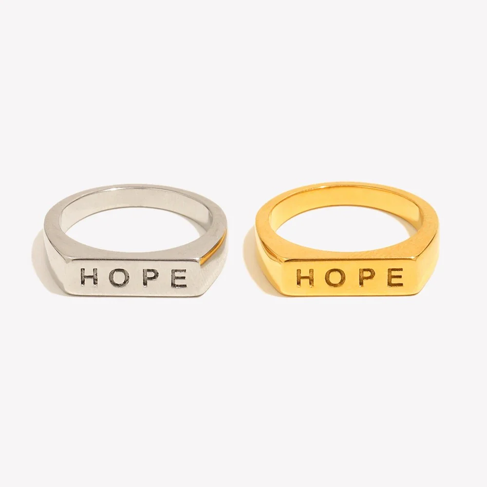 Minimal "HOPE" Ring - Image 5