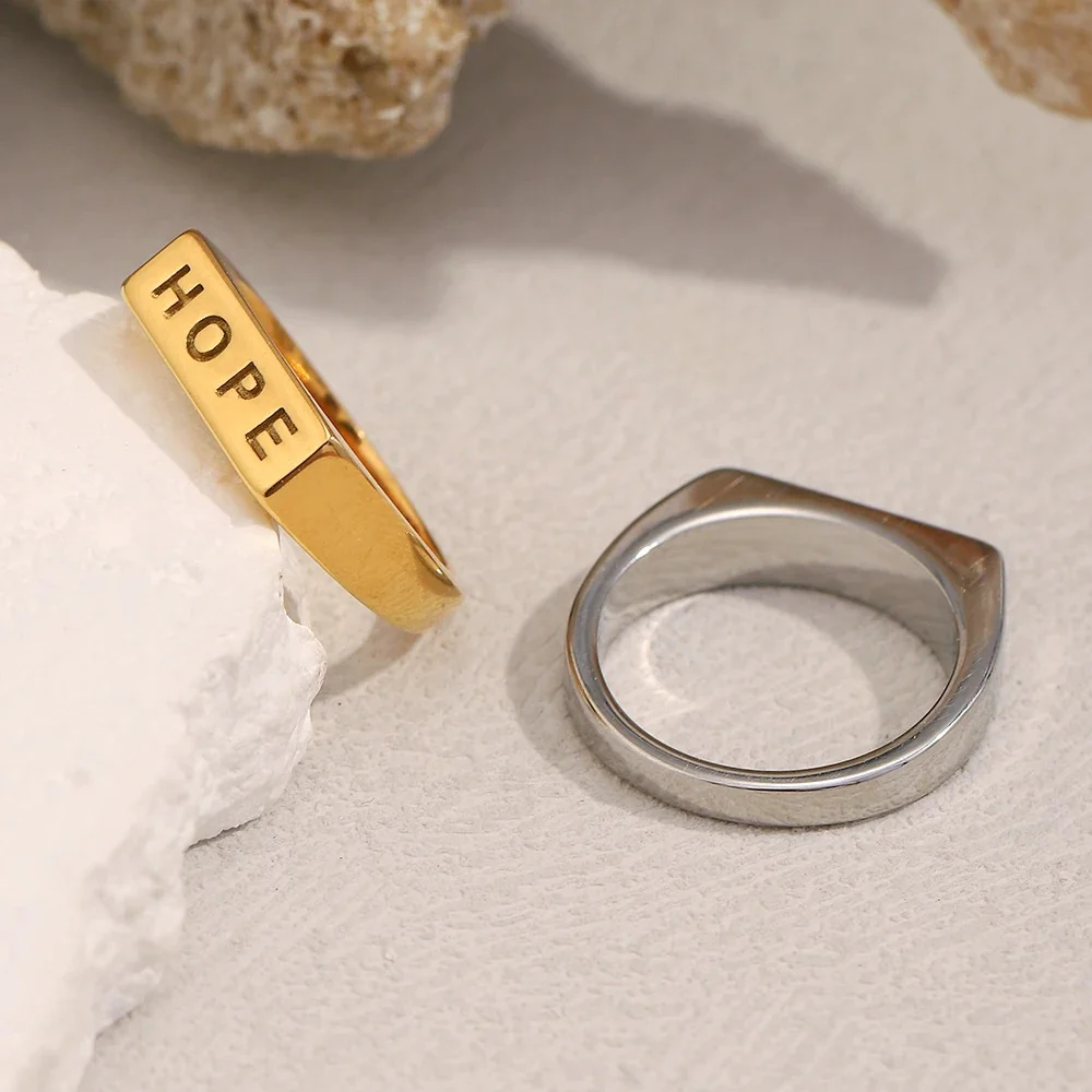 Minimal "HOPE" Ring - Image 6