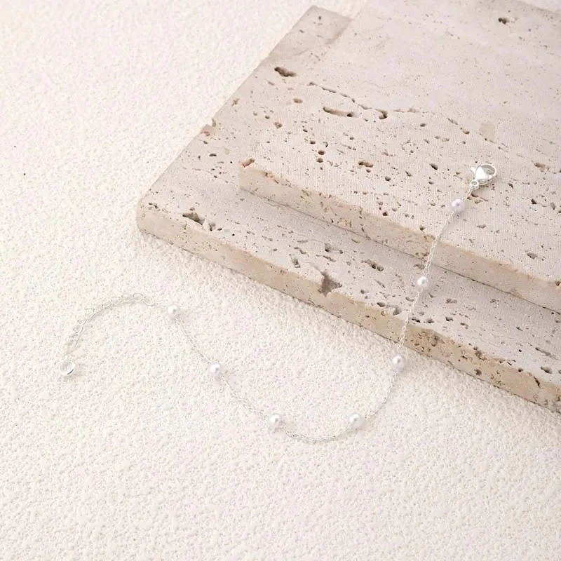 Minimal Pearl Bracelet - Image 6