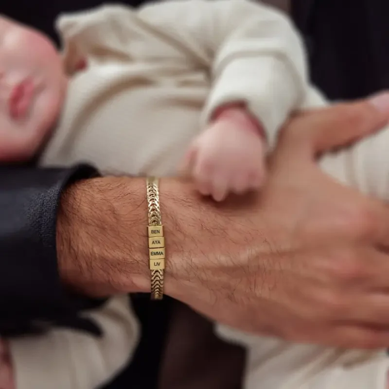 Personalized Family Name Bracelet - Image 5