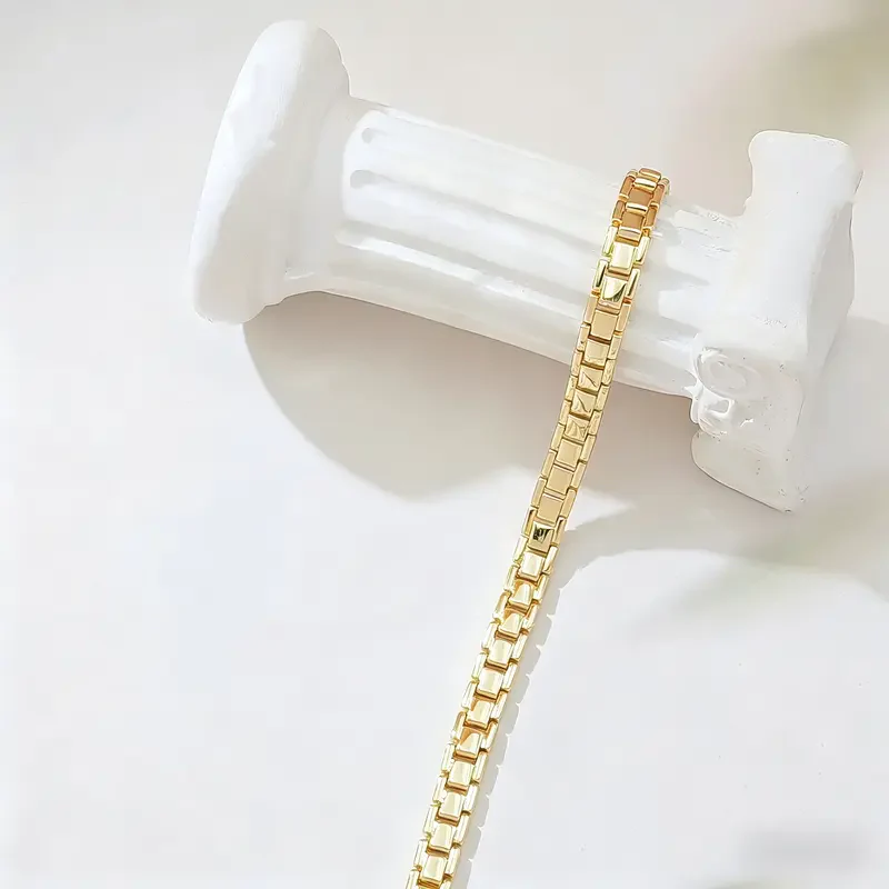 Rectangular Link Bracelet - Image 2