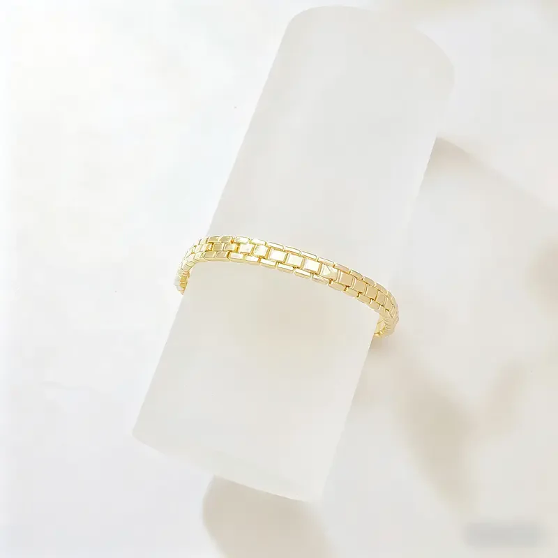 Rectangular Link Bracelet - Image 3