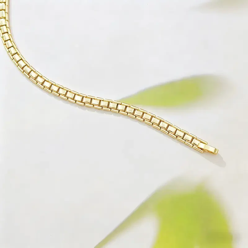 Rectangular Link Bracelet - Image 4