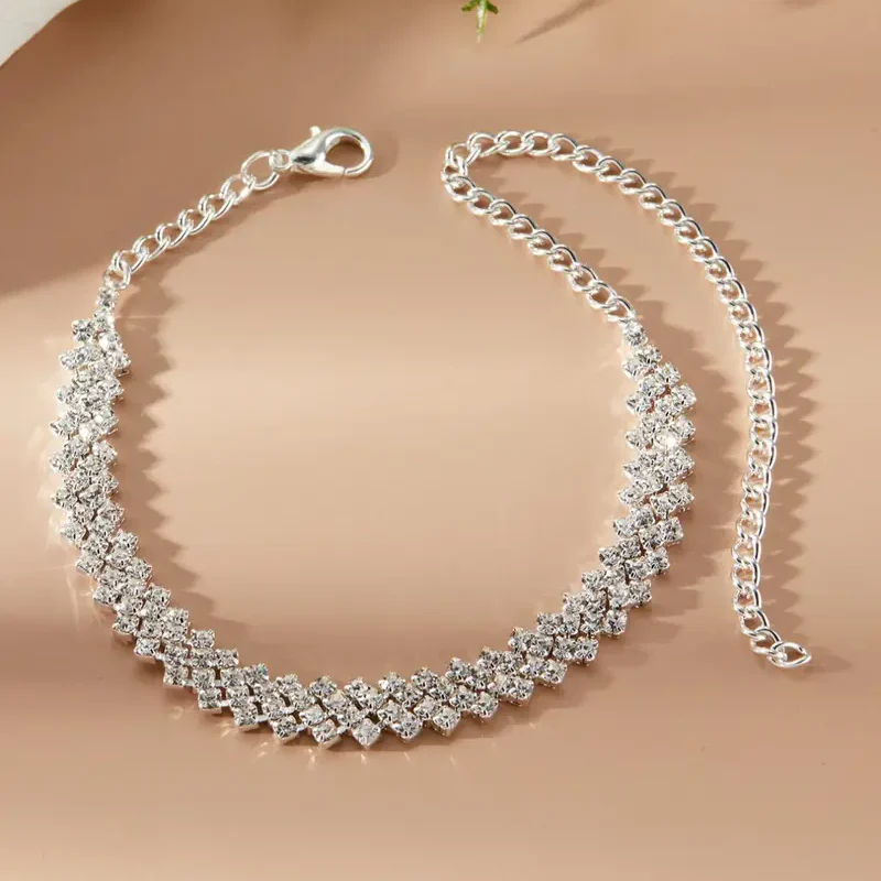 Rhinestone Anklet - Image 3