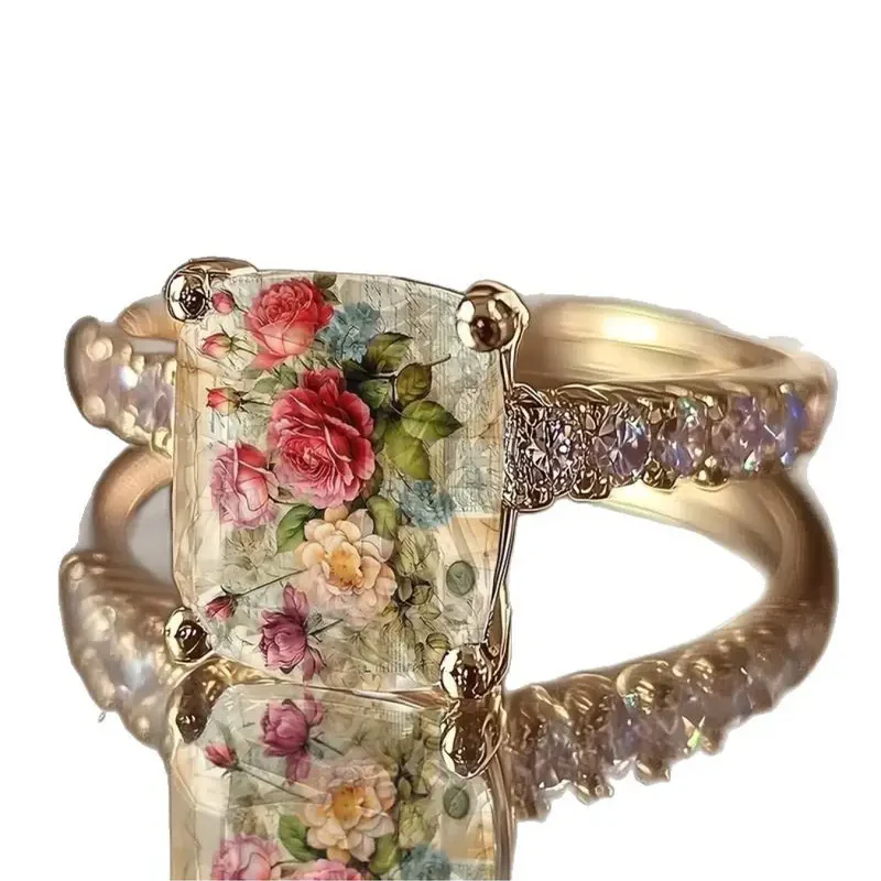 Rose Square Ring - Image 4