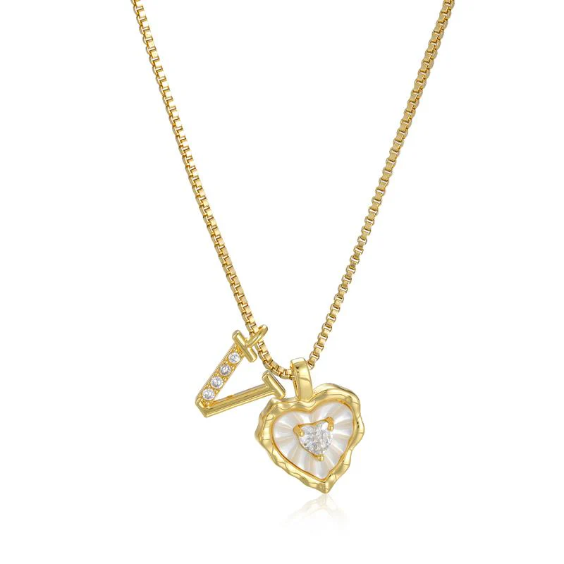 Scalloped Shell Heart Necklace - Image 10