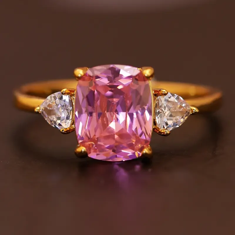 Triple Stone Statement Ring - Image 3