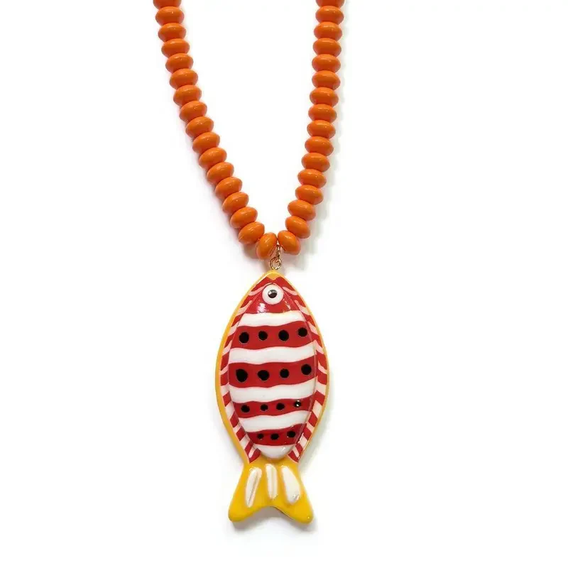 Tropical Fish Beaded Necklace - Image 9