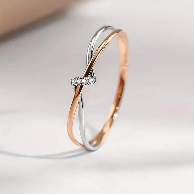Twisted Knot Infinity Love Ring - Image 2