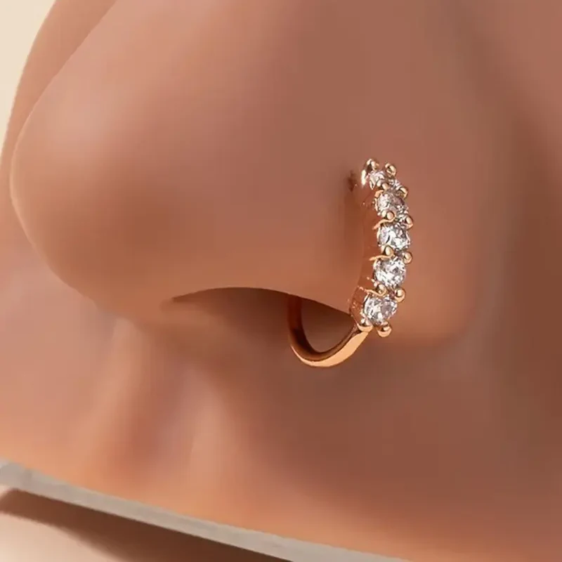 Zircon Nose Ring - Image 3