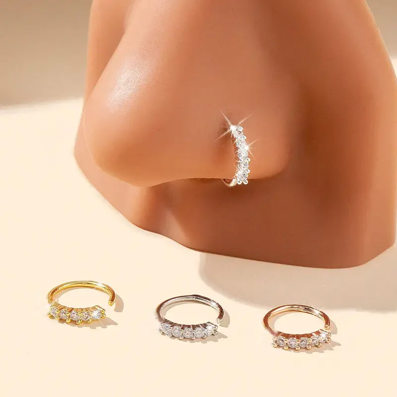 Zircon Nose Ring - Image 4
